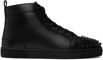 Christian Louboutin | Black Lou Spikes Sneakers商品图片,独家减免邮费