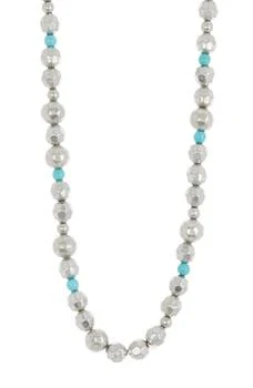 Melrose and Market | Reconstituted Turquoise Beaded Necklace,商家Nordstrom Rack,价格¥81