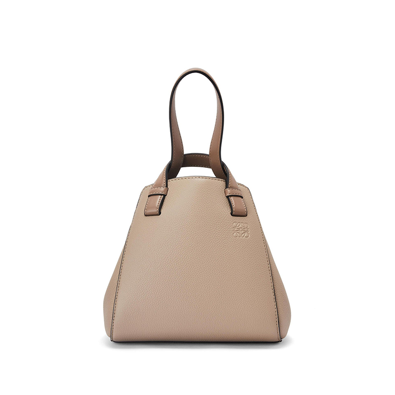 美帕正品, Loewe | LOEWE/罗意威 22新款Hammock Nugget系列 女士沙色纳帕牛皮革徽标压印单肩斜手提跨吊床包A538H04X06-2150商品图片 额外9.5折, 包邮包税, 额外九五折