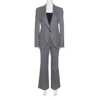 商品Viktor & Rolf Grey Wool Tailored Blazer and Trouser Set M,商家The Luxury Closet,价格¥1212图片