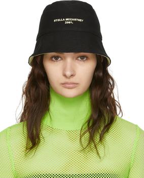 推荐Reversible Black & Yellow Organic Cotton Bucket Hat商品