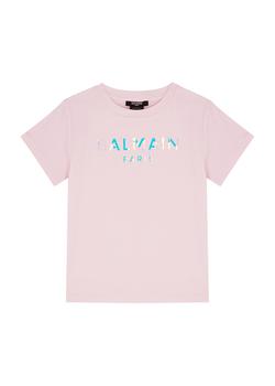 Balmain | KIDS Holographic logo cotton T-shirt (12-14 years)商品图片,额外9折, 独家减免邮费, 额外九折