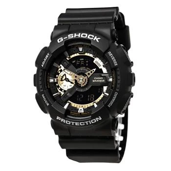 Casio | Casio Men's G-Shock Alarm Analog & Digital Black Dial Quartz Black Resin Strap Dive Watch | GA110RG-1,商家My Gift Stop,价格¥622