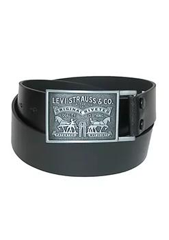 Levi's | Men's Leather Bridle Belt with Antiqued Removable Plaque Buckle商品图片,