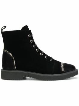Giuseppe Zanotti | Giuseppe Zanotti Design Women's Black Leather Ankle Boots商品图片,