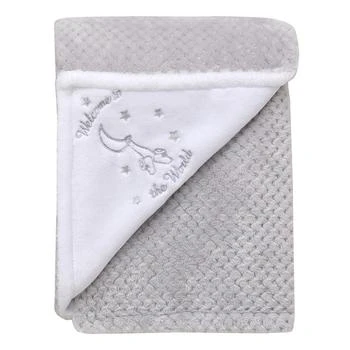 Little Me | Baby Boys or Baby Girls Newborn Embroidered Blanket 