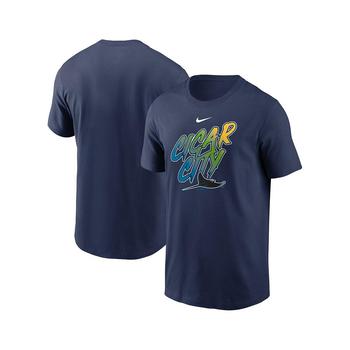 雪茄, NIKE | Men's Navy Tampa Bay Rays Cigar City Local Team T-shirt商品图片 