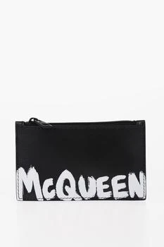 Alexander McQueen | Alexander Mcqueen Leather Card Holder With Front-Logo,商家Premium Outlets,价格¥1343