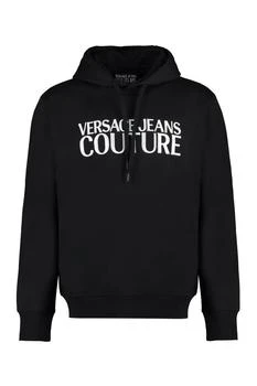 Versace | Versace Jeans Couture Logo Detailed Drawstring Hoodie 6.5折