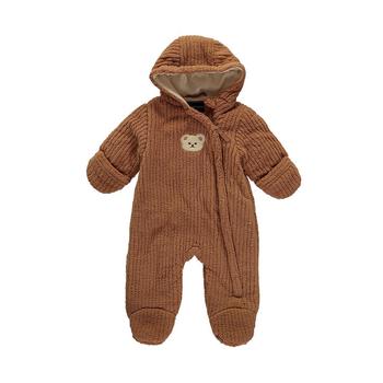 商品Rothschild Baby Boys Plush Teddy Bear Pram Hooded Snowsuit图片