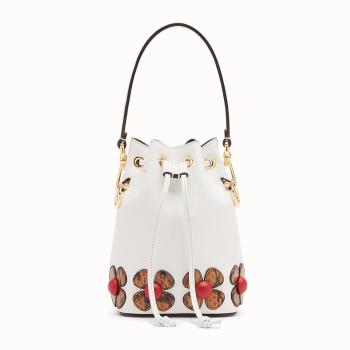肯迪文正品, Fendi | SS19 Fendi 芬迪 女士白色迷你手提包 8BS010-A6CT-F15ZJ商品图片 满$100享9.5折, 满折