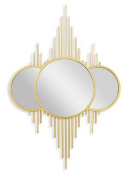 商品CosmoLiving by Cosmopolitan | Circular Wall Mirror,商家Saks OFF 5TH,价格¥1020图片