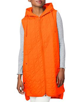 product Bernardo Mixed Quilted Lightweight Long Vest image