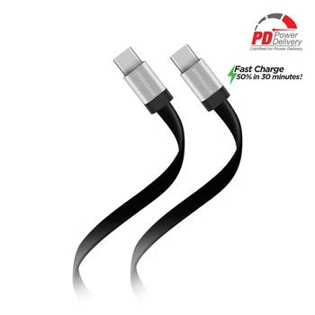 HyperGear | HyperGear Flexi USB-C to USB-C Flat Cable 6ft,商家Premium Outlets,价格¥163