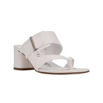 ck鞋板鞋, Calvin Klein | Women's Briella Block Heel Dress Sandals商品图片 4.5折