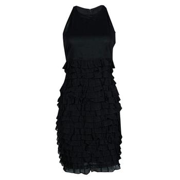 美国burberry, [二手商品] Burberry | Burberry London Black Cotton Tiered Ruffle Bottom Sleeveless Dress S商品图片 4.3折