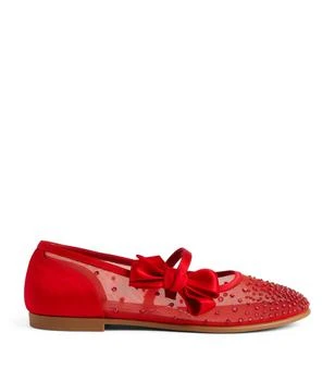 Christian Louboutin | Embellished Melodie Strass Ballet Flats,商家Harrods,价格¥6223