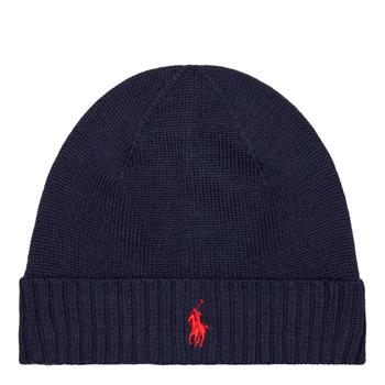 拉夫劳伦帽子新款, Ralph Lauren | Ralph Lauren Logo Beanie - Hunter Navy商品图片 