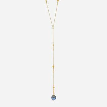 推荐Armenta Sueno 18K Yellow Gold, Carved South Sea Tahitian Pearl and Champagne Diamond Lariat Necklace商品
