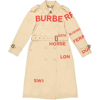 burberry风衣, Burberry | Horseferry Print Cotton Gabardine Trench Coat商品图片 6.9折