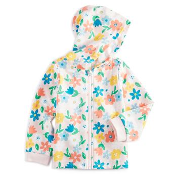 商品First Impressions | Baby Girls Floral-Print Hoodie, Created for Macy's,商家Macy's,价格¥66图片