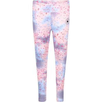 推荐Paint spots tie dye logo leggings in pink商品