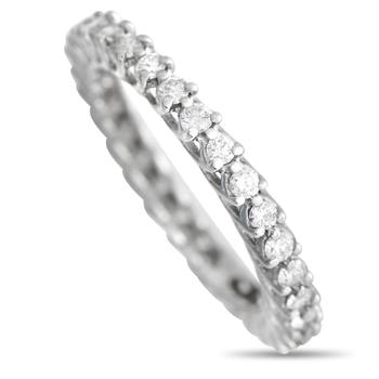 商品LB Exclusive | 14K White Gold 0.80 ct Diamond Eternity Band Ring,商家Jomashop,价格¥6940图片