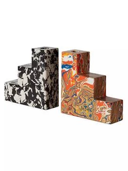 Tom Dixon | Swirl Step Marble Bookends,商家Saks Fifth Avenue,价格¥2313