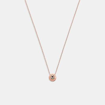 Coach Outlet Open Circle Stone Strand Necklace,价格$28.80