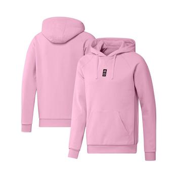 男士adidas卫衣, Adidas | Men's Pink Inter Miami CF Travel Raglan Pullover Hoodie商品图片 7.4折