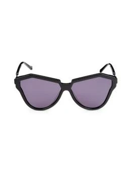 KAREN WALKER | One Hybrid 62MM Cat Eye Sunglasses 5.1折, 独家减免邮费