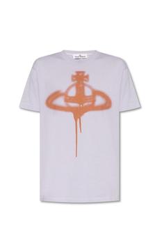推荐Vivienne Westwood Orb Printed Crewneck T-Shirt商品