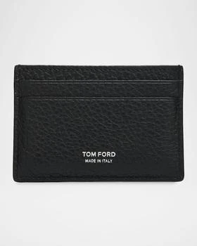Tom Ford | Men's Leather Elongated T Line Card Holder,商家Neiman Marcus,价格¥2984