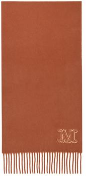 maxmara围巾真假, Max Mara | Orange Cashmere Scarf商品图片 