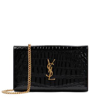 Katie Mini patent leather wallet on chain product img