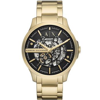 Armani Exchange | Men's Gold-Tone Stainless Steel Bracelet Watch 46mm商品图片,