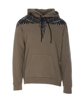 Marcelo Burlon | Marcelo Burlon County Of Milan Wings Printed Drawstring Hoodie 5.7折