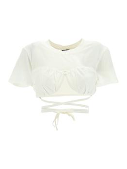 商品Jacquemus | JACQUEMUS T-SHIRTS & VESTS,商家Baltini,价格¥1132图片