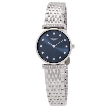 Longines品牌, 商品La Grande Classique Quartz Blue Dial Ladies Watch L4.209.4.97.C, 价格¥7759