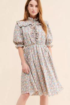 商品Saint Geraldine | Saint Geraldine Nena Ruffled Dress,商家Urban Outfitters,价格¥354图片