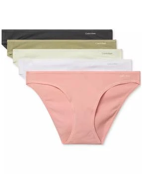 Calvin Klein | Women's 5-Pk. Low-Rise Bikini Underwear QD5251,商家Macy's,价格¥228