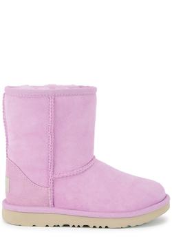 ugg kids, UGG | KIDS Classic II pink suede ankle boots (IT31-IT36)商品图片 