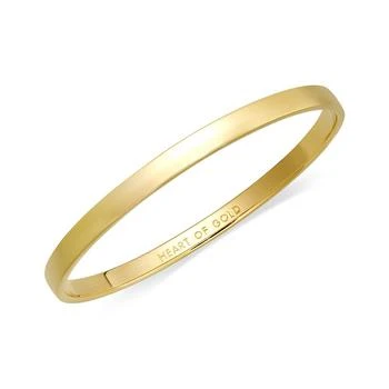 Kate Spade | Bracelet, 12k Gold-Plated Heart of Gold Idiom Bangle Bracelet 独家减免邮费