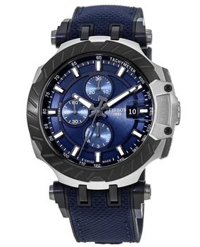 Tissot | Tissot T-Race Chronograph Blue Dial Blue Rubber Strap Men's Watch T115.427.27.041.00商品图片,3.9折