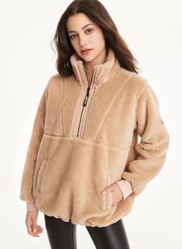 DKNY | Roebling Fleece Funnel Neck Pullover商品图片,额外5折, 额外五折
