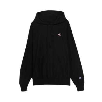 CHAMPION | Champion 男士黑色刺绣logo卫衣 GF68-Y06145-001商品图片,满$100享9.5折, 满折