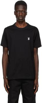 男装burberry t恤, Burberry | 黑色 TB Monogram New Parker T 恤商品图片 