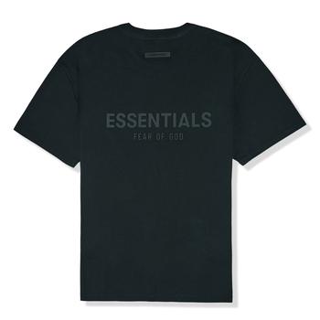 推荐Fear Of God Essentials Reverse Logo Black T Shirt (SS21)商品