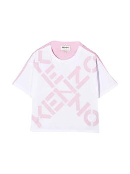 Kenzo | Kenzo Kids White And Pink T商品图片,8.8折