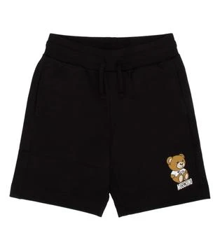 推荐Moschino Kids Logo Printed Drawstring Shorts商品
